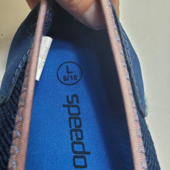Speedo Blue Water Shoes Size Large 9-10 Athleisure Surfing Boating Activewear - Picture 7 of 8